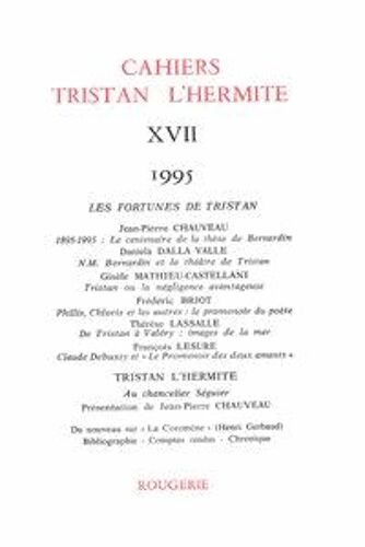 Cahiers Tristan L'hermite N° 17, 1995