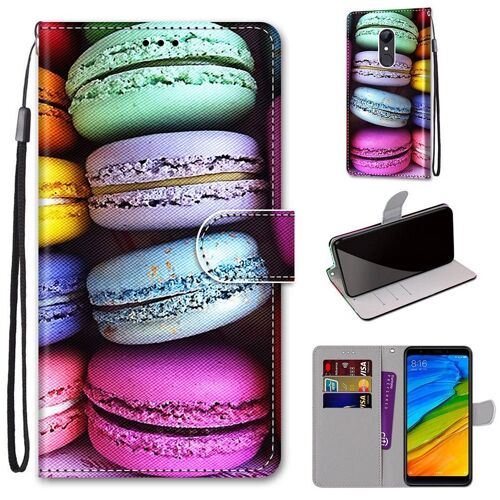 Xiaomi Redmi 5 Plus Coque, Saturcase Beau Pu Cuir Magnétique Flip Portefeuille Support Porte-Carte Dragonne Protecteur Coque Housse Étui Pour Xiaomi Redmi 5 Plus (Dh-3)