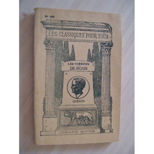 Les Verrines. De Signis (Classiques Pour Tous)
