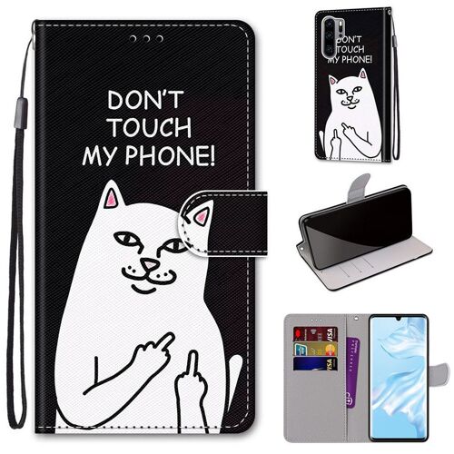 Huawei P30 Pro Coque, Saturcase Beau Pu Cuir Magnétique Flip Portefeuille Support Porte-Carte Dragonne Protecteur Coque Housse Étui Pour Huawei P30 Pro (Dh-5)