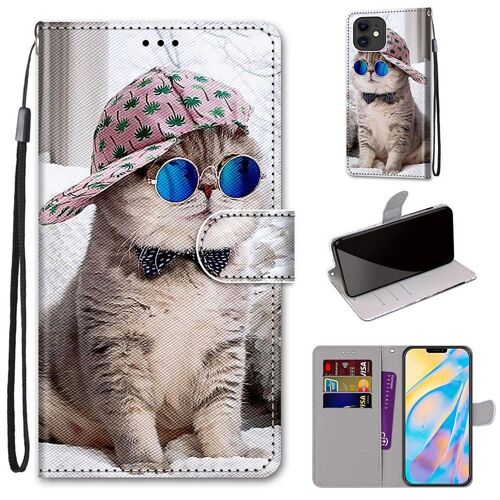 Apple Iphone 12 / 12 Pro Coque, Saturcase Beau Pu Cuir Magnétique Flip Portefeuille Support Porte-Carte Dragonne Protecteur Coque Housse Étui Pour Apple Iphone 12 / 12 Pro (Dh-4)