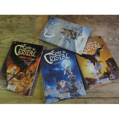 4 Vol L Epee De Cristal Goupil Crisse Le Regard De Wellok :Le Parfum Des Grinches : La Main De Mangrove : Le Cri Du Grouse ( Exemplaire Bibliotheque Port Pas D Envoie Par La Poste