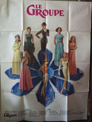 Le Groupe - 1965 - Affiche Originale Pliee 120 X 160 - Sidney Lumet - Candice Bergen - Grinsson