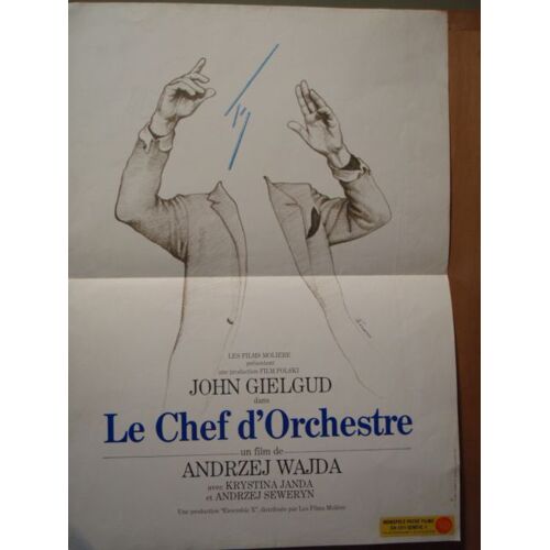 Le Chef D'orchestre -  1979 - Affiche Originale Pliee 40 X 60 - Andrzej Wajda - Musique Classique - Ferracci