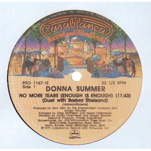 No More Tears (Enough Is Enough) / On The Radio (Promo)[Promo]