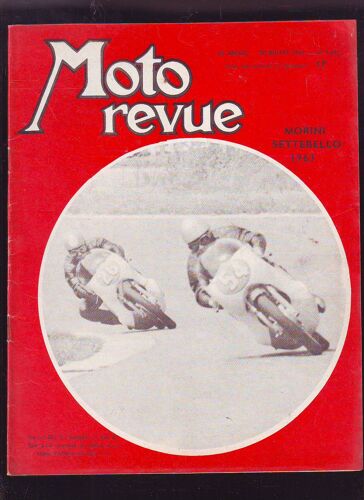 Moto Revue N°1651: 20 Juillet 1963. 51e Année. (Morini Settebello 1963)