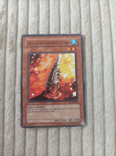 Carte Yu-Gi-Oh Coquillage Sous Marin Boulet De Canon