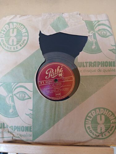 Ninon Vallin 78 T La Tosca D'art Et D'amour / Notre Doux Nid X.90.057.