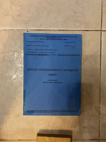 Arts Et Civilisations De L'antiquite Grece
