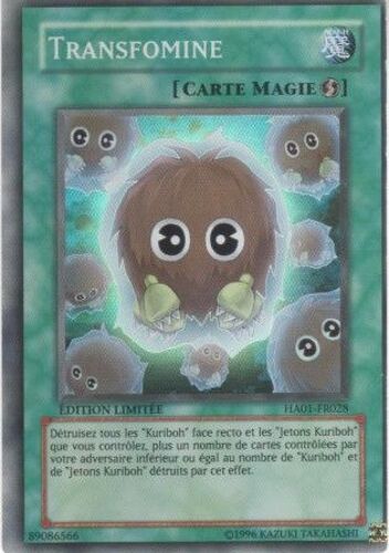 Carte Yu-Gi-Oh! "Transfomine" Super Rare Ha01-Fr028