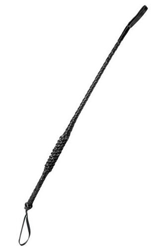 Deluxe Riding Crop Black - Cravache
