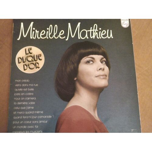 Le Disque D'or De Mireille Mathieu
