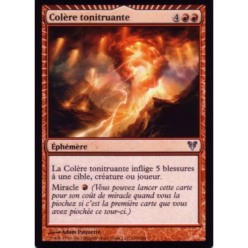 Carte Magic The Gathering  Colère Tonitruante   X2 Avacyn Ressuscitée Vf