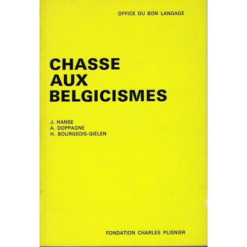 Chasse Aux Belgicismes