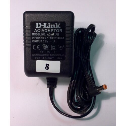 Alimentation D-Link AD-071AB 7.5V 1A