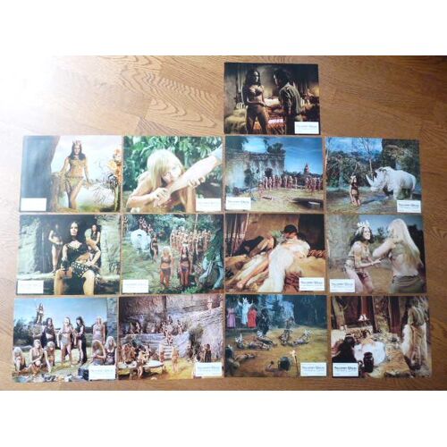 Les Femmes Préhistoriques (Prehistoric Women) De Michael Carreras Avec Martine Beswick,Edina Ronay, Michael Latimer - Jeu De 13 Photos D¿Exploitation Originales En Couleur