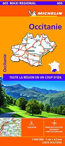 Occitanie, France - Michelin Maxi Regional Map 605