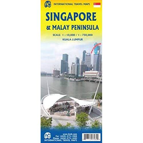 Singapore & Malay Peninsula Map 1:730 000