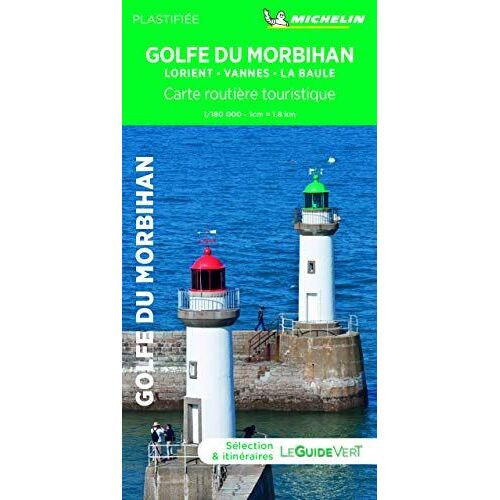 Carte Routiere Touristique Golfe Du Morbihan Lorient, Vannes, La Baule