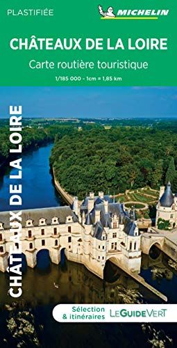 Chateaux De La Loire 1/185 000 Carte Plastifiee