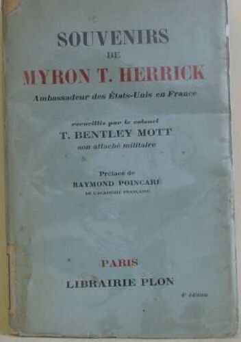 Souvenirs De Myron T.  Herrick