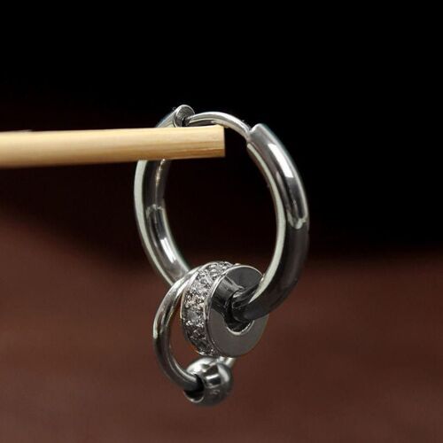 Boucles D'oreilles Conviviale Rées En Acier Au Titane Pour Hommes Et Femmes, Bijoux Tendance Pour Étudiants, Hip-Hop, Populaires, Nouvelle Personnalité, Hypoallergéniques