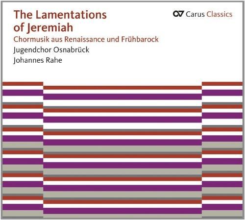 Les Lamentations De Jérémie : Musique Chorale De La Renaissance