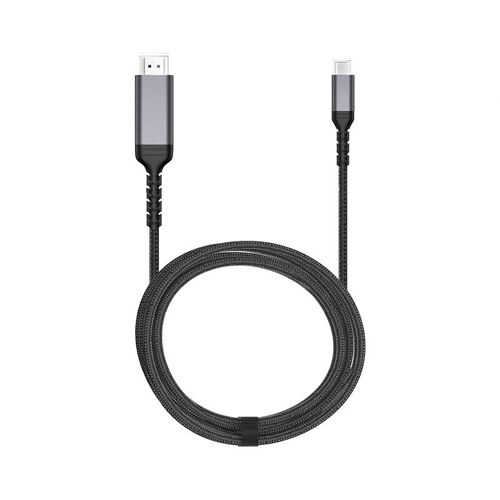 Câble adaptateur 4K 60 Hz Convertisseur de câble USB C vers HDMI Le noir 200 x 0.93 cm