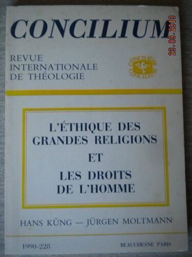 Concilium - Revue Internationale De Théologie 228