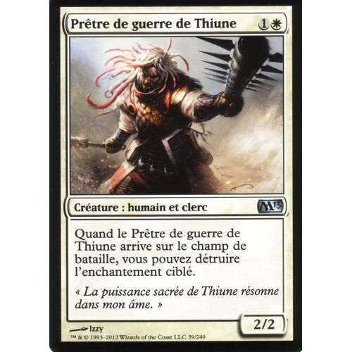 Carte Magic The Gathering Prêtre De Guerre De Thiune X4 M2013 Vf