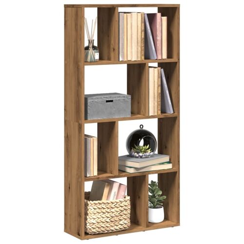 vidaXL Bibliothèque chêne artisanal 60x20x120 cm bois d'ingénierie