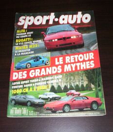 Sport Auto N° 328 - Le Retour Des Grands Mythes - Coupés D Europe - V12 Bugatti