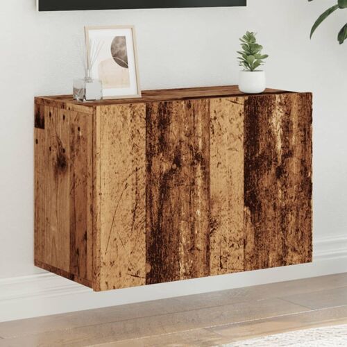 vidaXL Meuble TV mural vieux bois 60x30x41 cm
