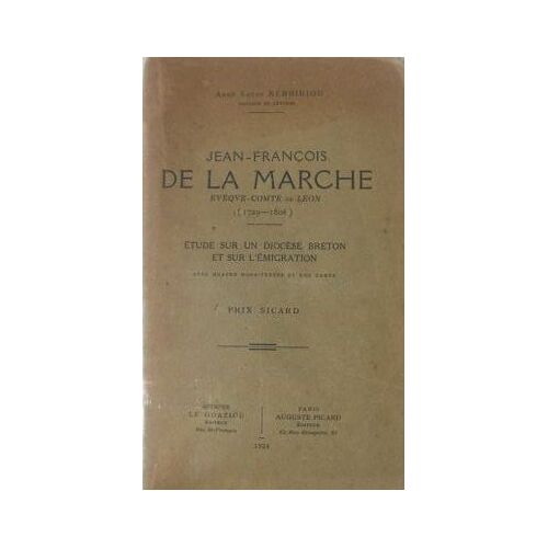 Jean-François De La Marche, Evêque Et Comte De Léon (1729-1806)