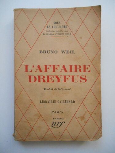 L'affaire Dreyfus / Bruno Weil / Réf62212