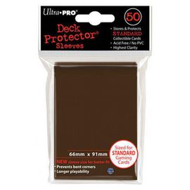 Protège-Cartes Sleeves Ultra-Pro Standard Marron X 50