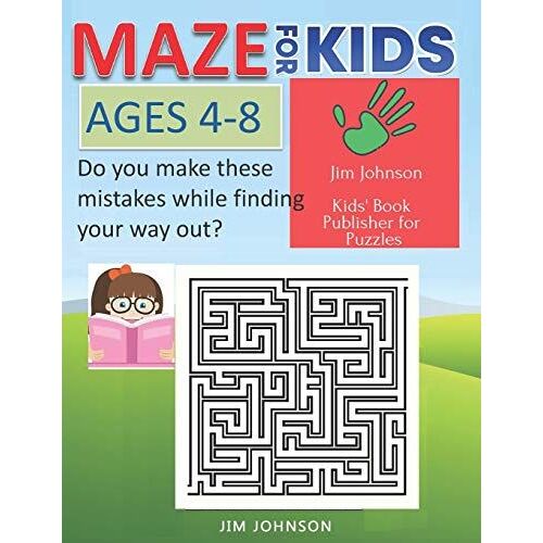 Maze For Kids Ages 4-8 Do You Make These Mistakes While Finding Your Way Out?: Only Puzzles Guide: 18 (Maze Books For Kids)