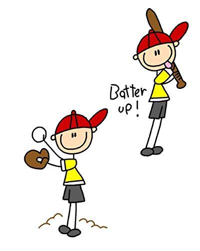 I Love Baseball 2019 Daily Planner: Boys Baseball Sports Stick Figures I Love Baseball 2019 Daily Weekly Planner Calendar