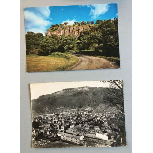 Lot De 2 Cartes Postales Affranchies De  Bort Les Orgues (Avec Correspondance, 1957/77)