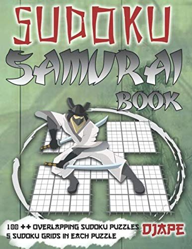 Sudoku Samurai Book: 100++ Overlapping Sudoku Puzzles, 5 Grids In Each Puzzle