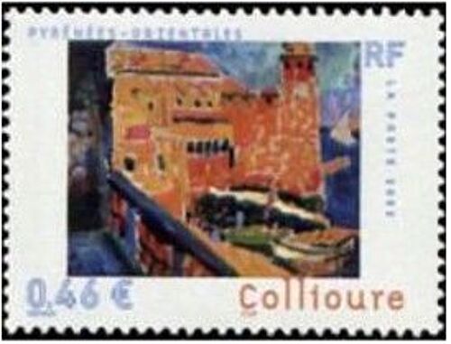 France 2002, Très Beau Timbre Neuf** Luxe Yvert 3497, Collioure (Pyrénées Orientales) "Le Phare De Collioure" Par André Derain.