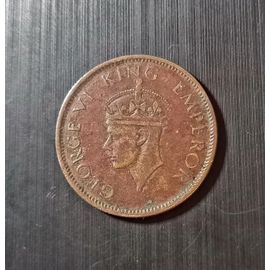 Monnaie Inde Britannique ¿ Anna 1941 - George Vi Fleurs De Lys Courtes ¿ Calcutta