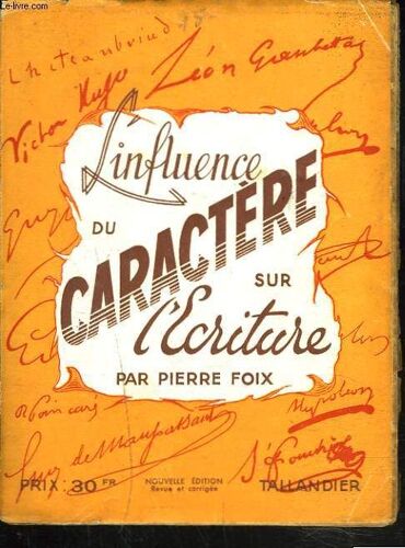 L'influence Du Caractere Sur L'ecriture