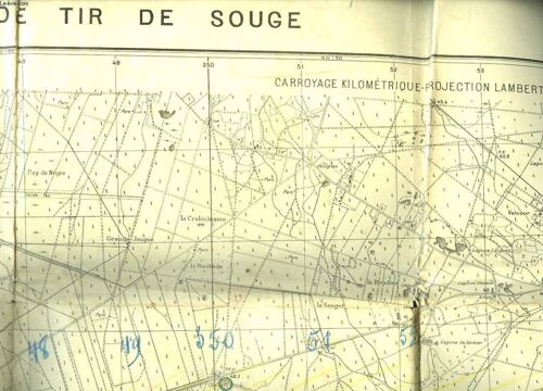 Carte Champ De Tir De Souge