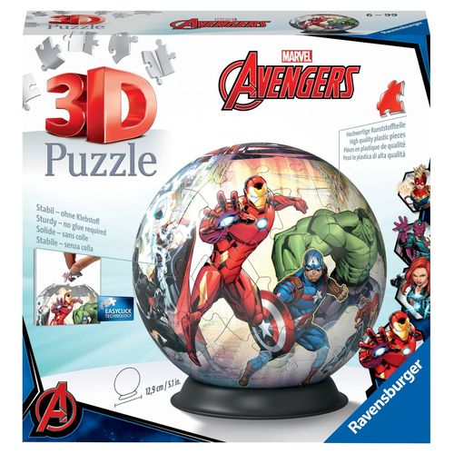 PUZZLE Puzzle 3D Ball 72 p - Marvel Avengers