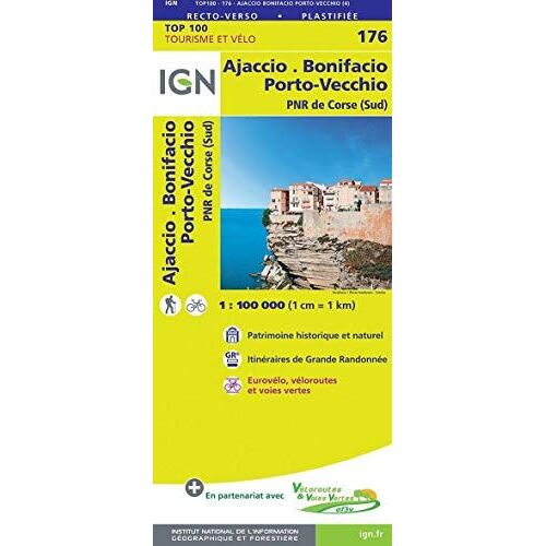 Ajaccio.Bonifacio.Porto-Vecchio 1:100000