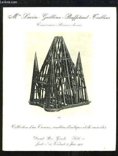 Catalogue De La Vente Aux Enchères Du 1er Et 2 Juin 1978, À L'hôtel Drouot, De La Collection D'un Curieux Amateur D'antiques Et De Curiosités.