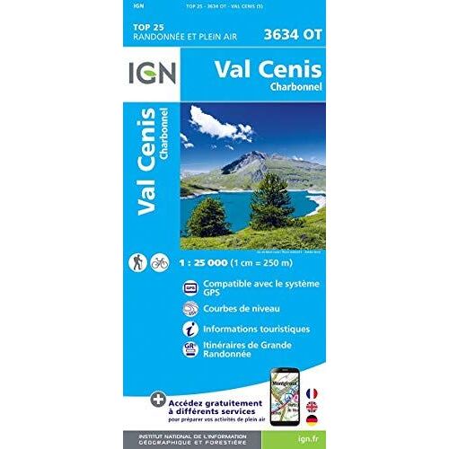 Val Cenis Charbonnel 1 : 25 000