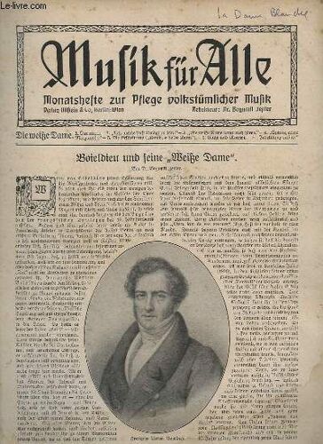 Die Weisse Dame (La Dame Blanche) - Piano.