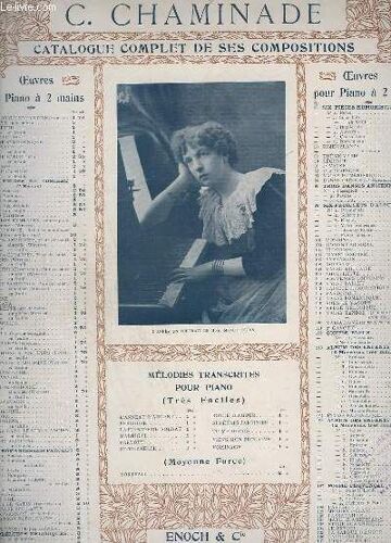 Catalogue Complet De Ses Compositions - Incomplet - Op. 89 : Theme Varie- Piano A 2 Pianos.